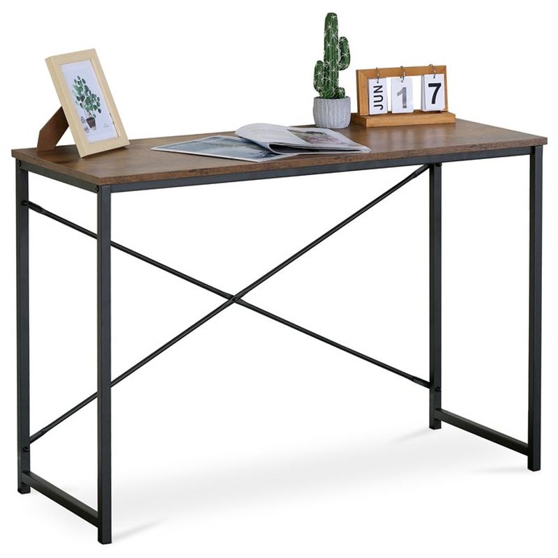 Pracovný stôl, 100x40cm, MDF, staré drevo, GD-504 OLW