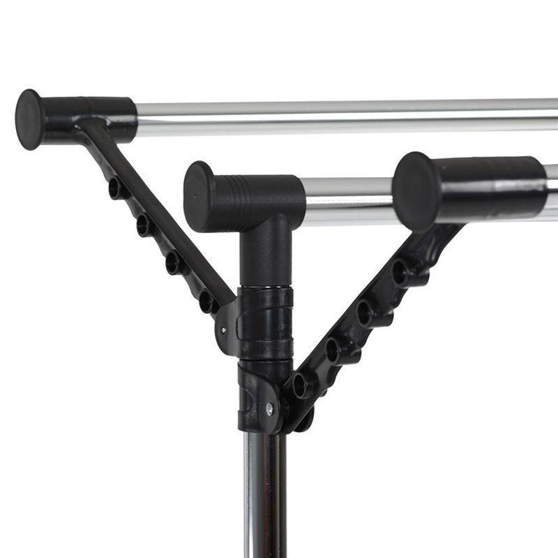 Stojan na šaty, čierny, kov, 84521 BK