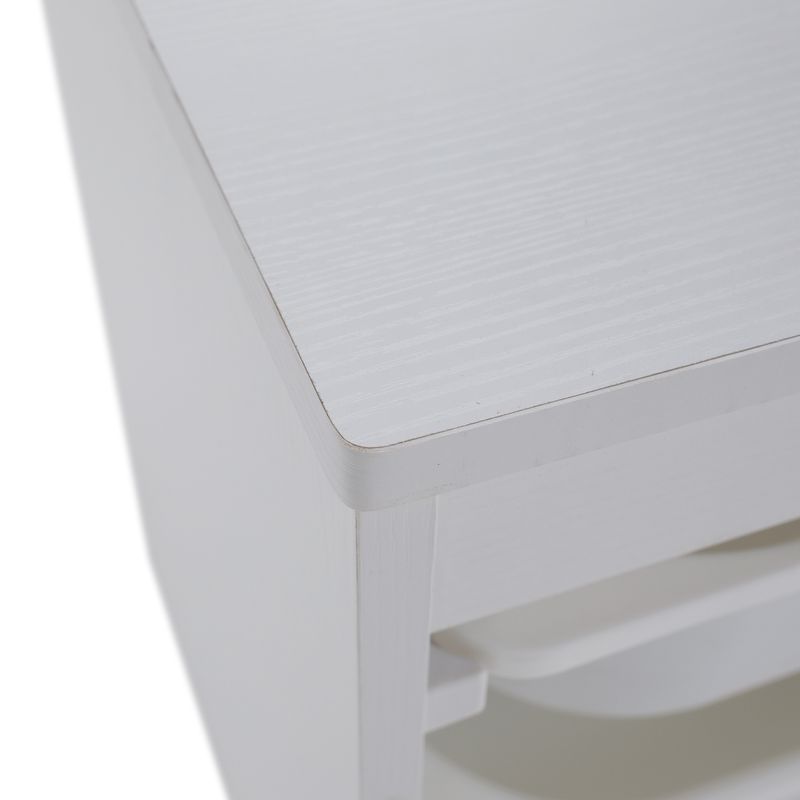 Organizér, s úložnými boxami, 99cm, biely, TRIMAL