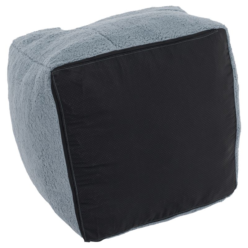 Sedací vak, 74cm, svetlosivá látka, JAMO