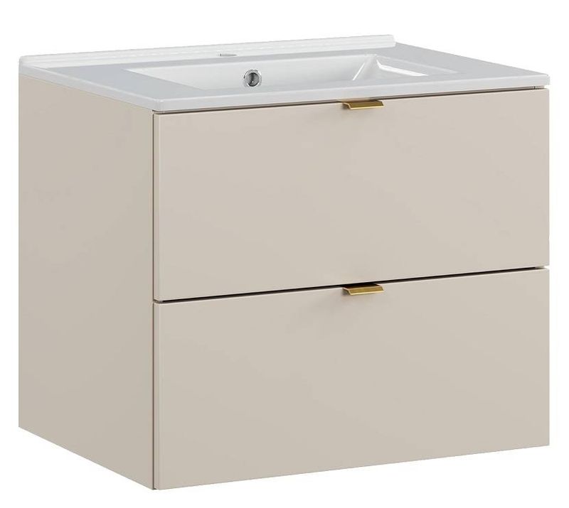 Skrinka pod umývadlo, 60cm, kašmír mat, DALIA CASHMERE 82-60-46-2S