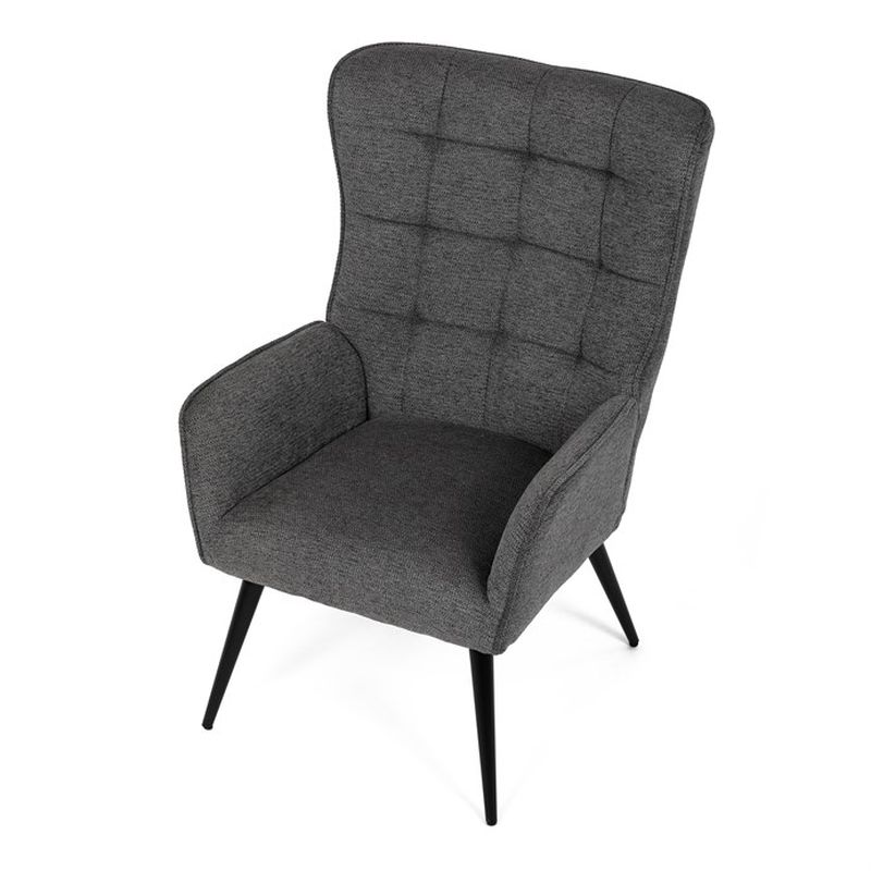 Relaxačné kreslo, sivá látka, AK-315 GREY2