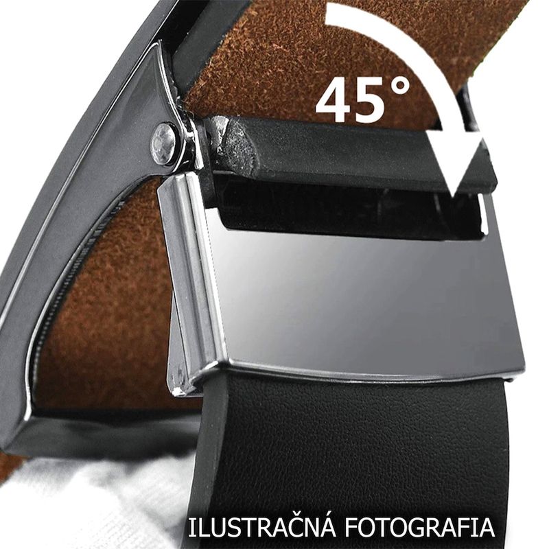 Kožený ručne maľovaný opasok, pracka s brzdou, 134cm, Limitovaná edícia 08
