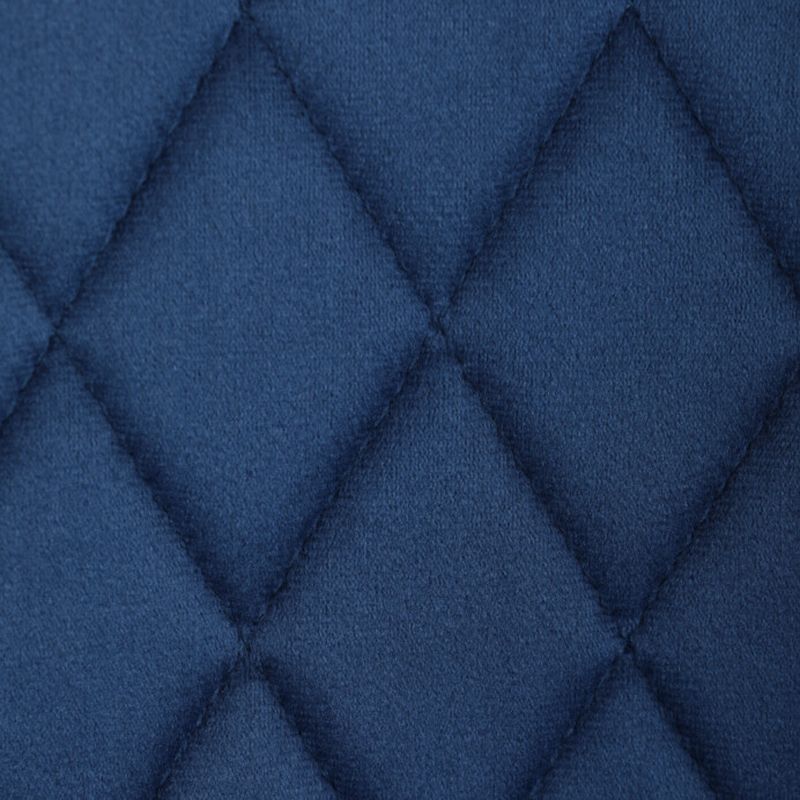 Jedálenská stolička, modrá, zamatová, látka, DCH-215 BLUE4