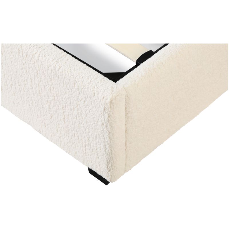 Manželská posteľ, 180x200, s roštom, biela, LUNELA