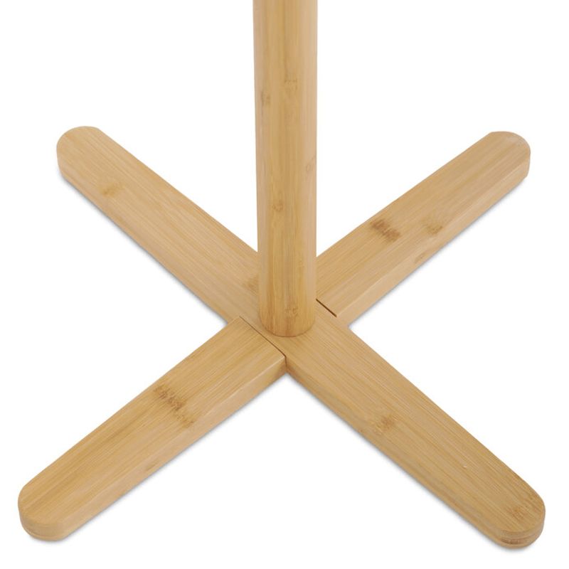 Stojanový vešiak, 180cm, bambus, prírodný, DR-B016 NAT
