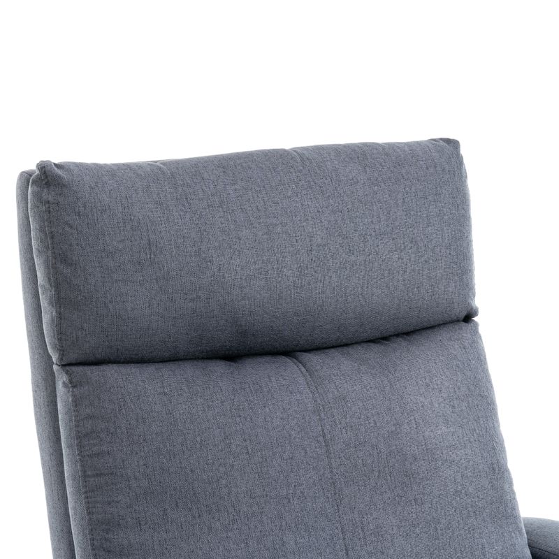 Relaxačné kreslo, sivá látka, KRESO NEW