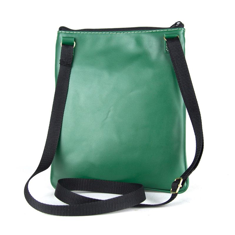 Elegantná kožená taška č.8639, viacúčelové púzdro v zelenej farbe