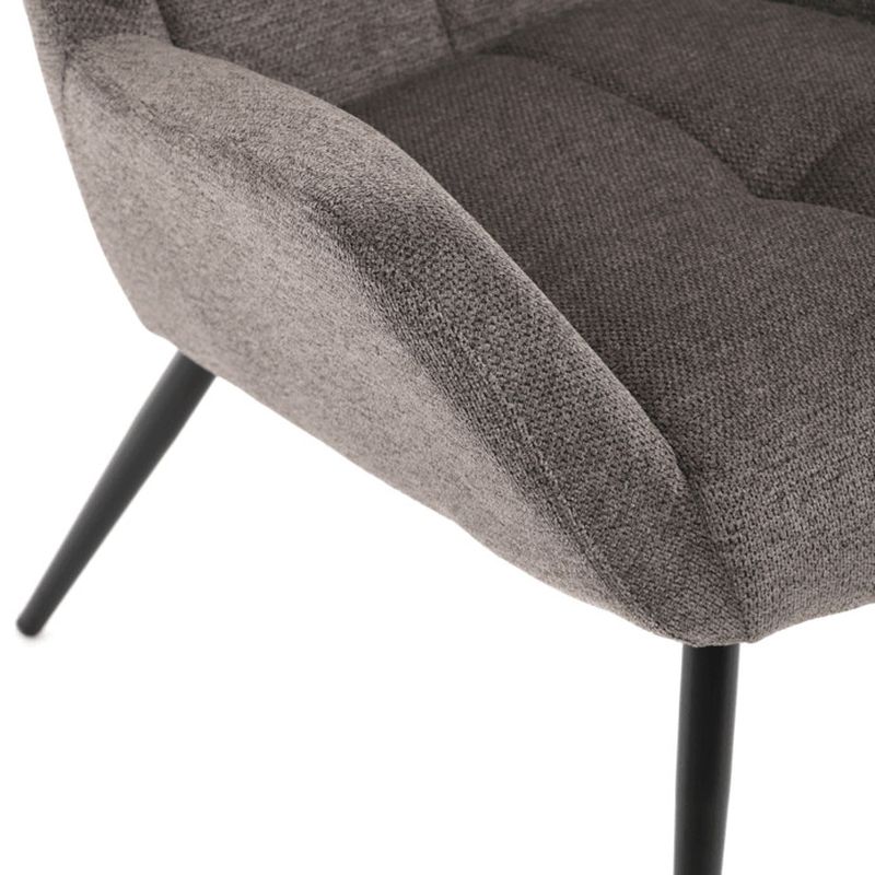 Kreslo ušiak, sivá látka, AK-H9206 GREY2