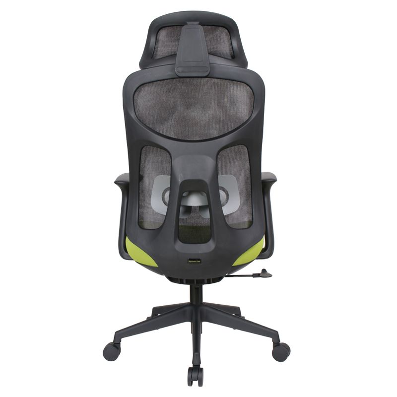 Kancelárske kreslo, zelená a čierna sieťovina, SULIVAN