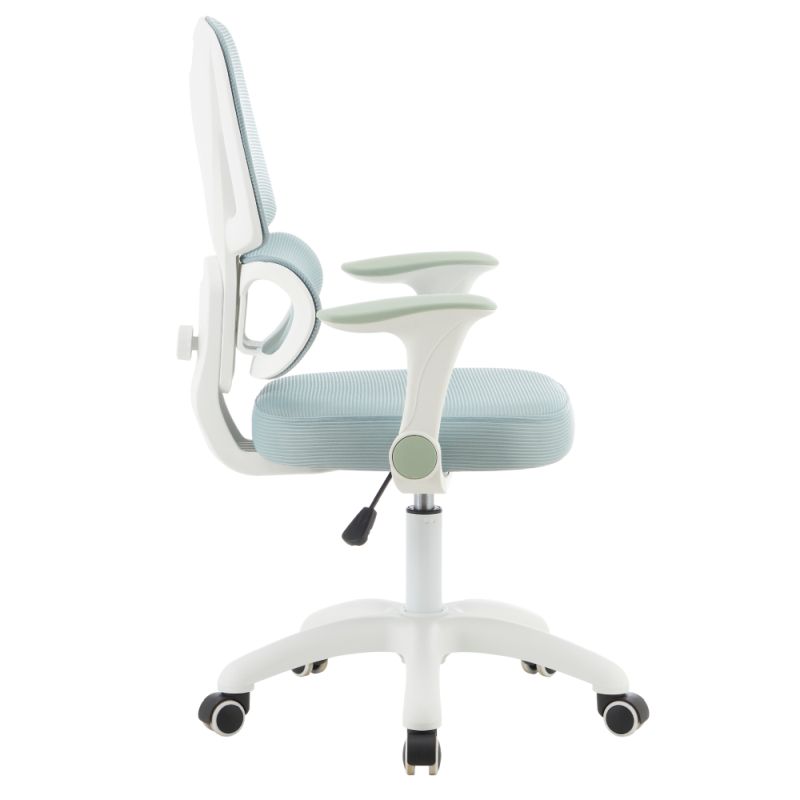 Otočná stolička, neomint sieťovina, biely plast, LISTER