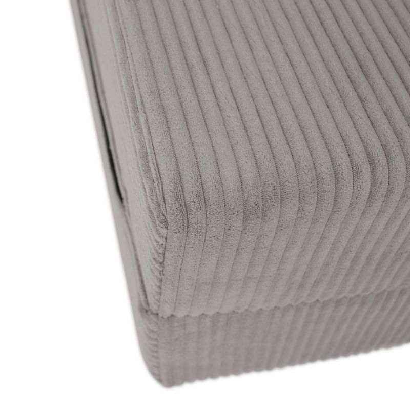 Skladací matrac, kreslo, 2v1, sivá látka, MALEN