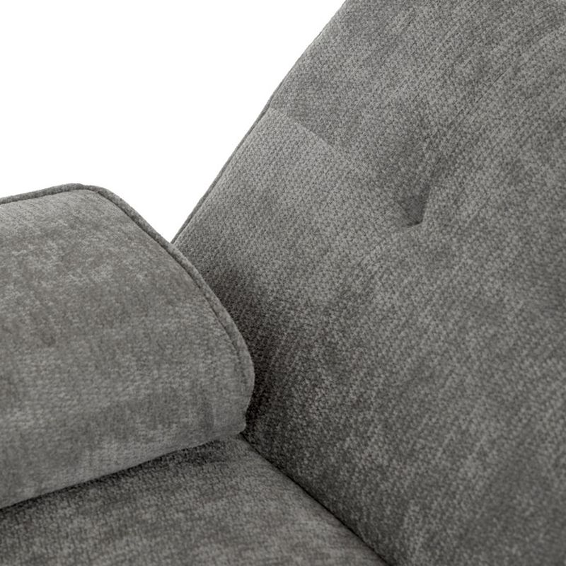 Trojmiestna rozkladacia pohovka, sivá, látka, ASB-C3034 GREY2