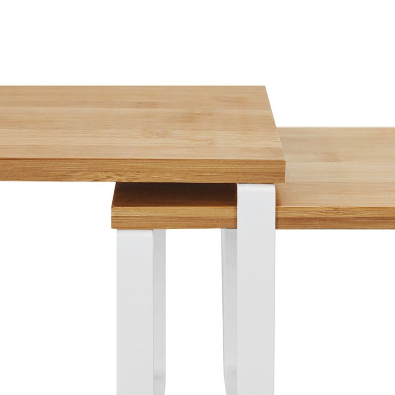 Set poličiek, 30cm, bambus, prírodná, AUK-E1002 WT