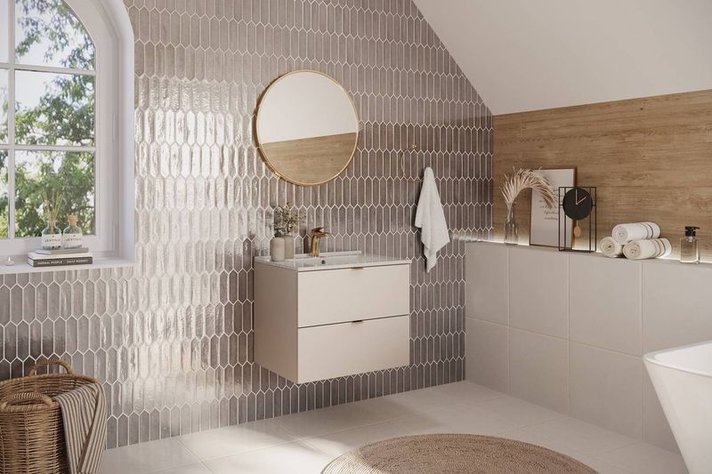 Skrinka pod umývadlo, 80cm, kašmír mat, DALIA CASHMERE 82-80-46-2S