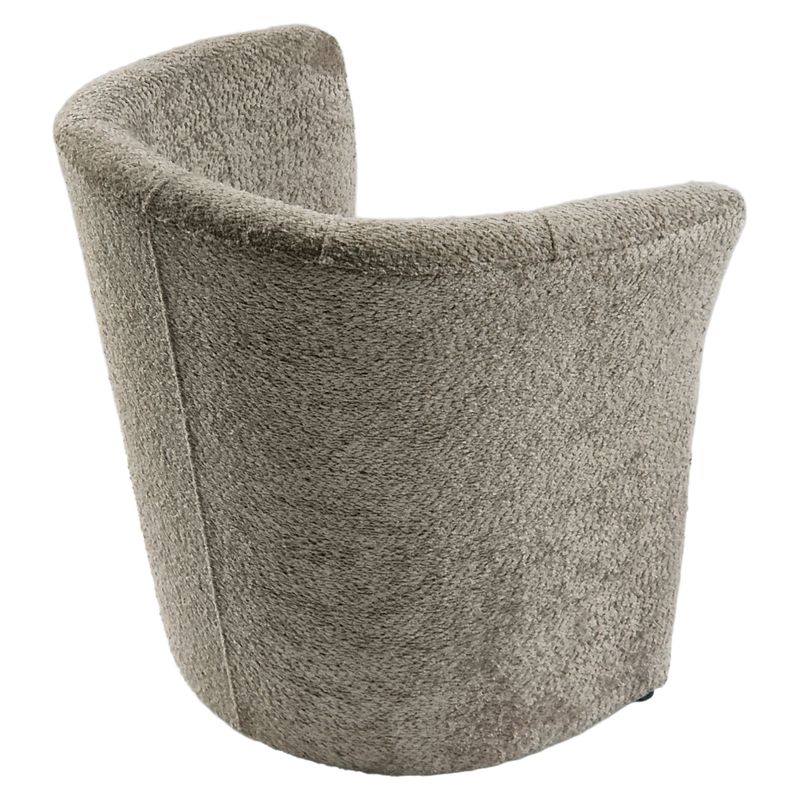 Kreslo klubové, sivobéžová Taupe látka Coral, CUBA