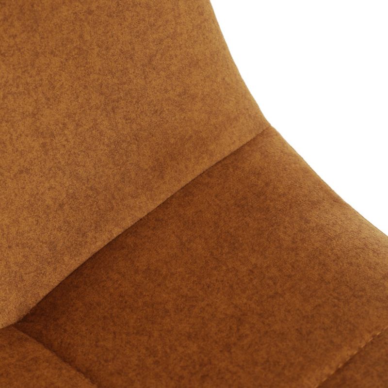 Jedálenská stolička, žltá, zamatová látka, DCL-X7015 YEL2