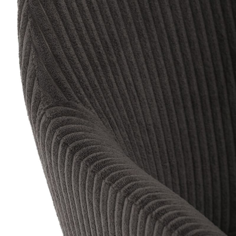 Jedálenská stolička, sivá, menčestrová látka, DCH-V4009 GREY6