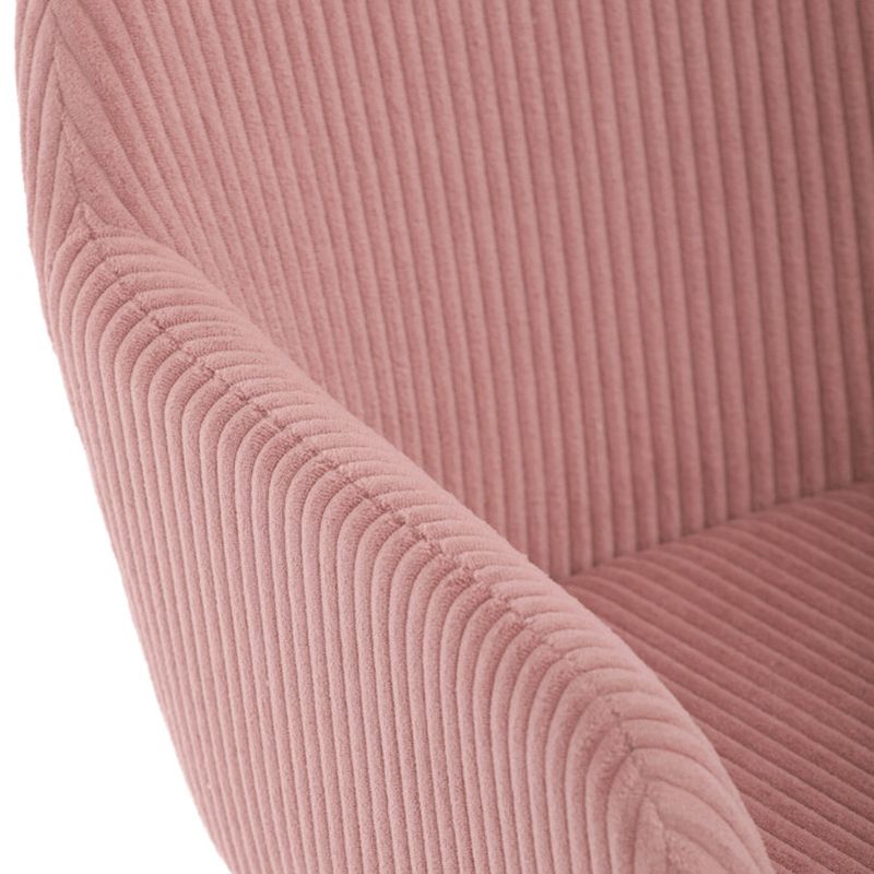 Jedálenská stolička, ružová, menčestrová látka, DCH-V4009 PINK6