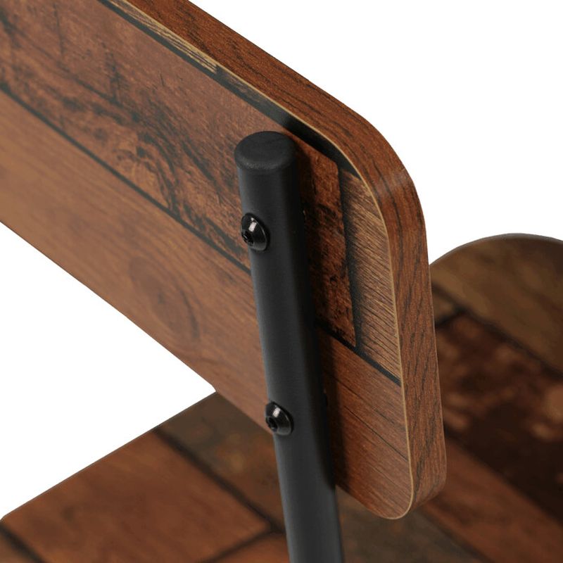 Jedálenský set, 110x70cm, MDF old wood, AUT-O2155 OLW2