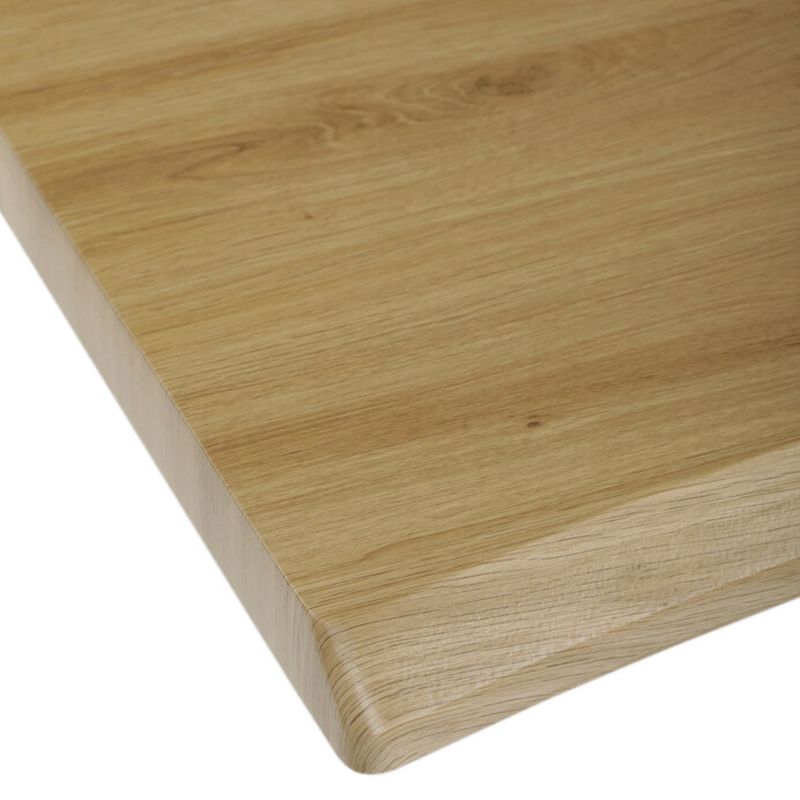 Jedálenský stôl 210x100cm, MDF divoký dub, kov čierny, HT-F4321 OAK