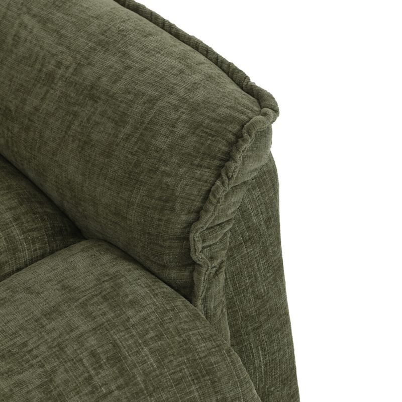 Polohovacie kreslo, zelená látka, 200kg, TV-H9327 GRN2