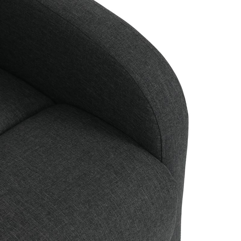Polohovacie kreslo, sivá látka, 130 kg, TV-W3397 GREY2