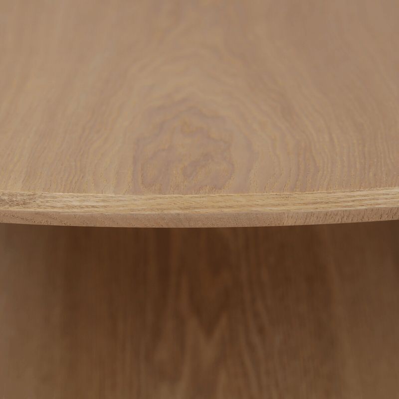 Oválny jedálenský stôl 160x90cm, dýha, dub HT-L3523 OAK