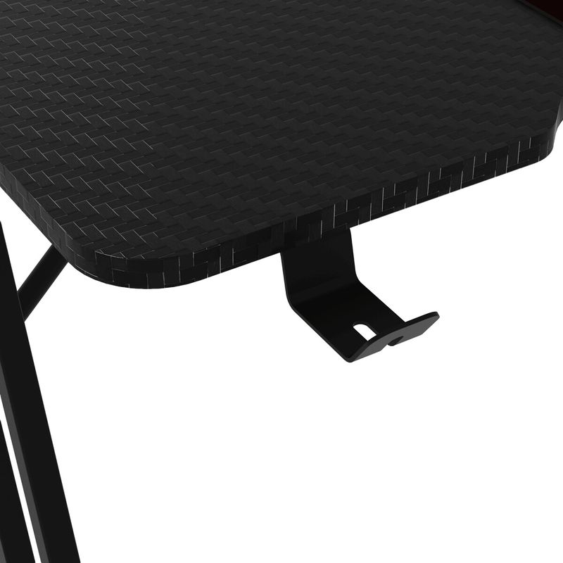 Herný stôl 140x60cm, melamín, carbon, LT-H1104 BK