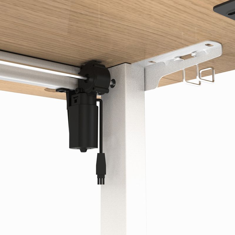 Ergonomický stôl s plynulou reguláciou výšky 120x60cm, melamín, dub, LT-H2210 OAK