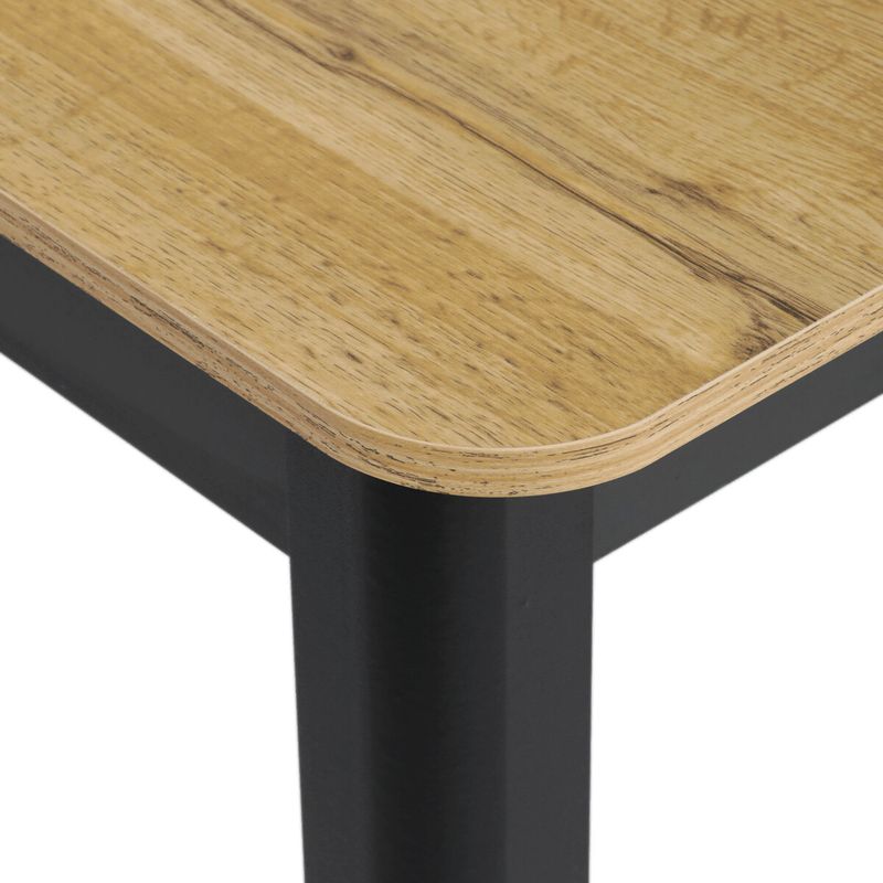 Jedálenský stôl rozkladací 140-180x80cm, MDF, divoký dub, AT-3001 OAK