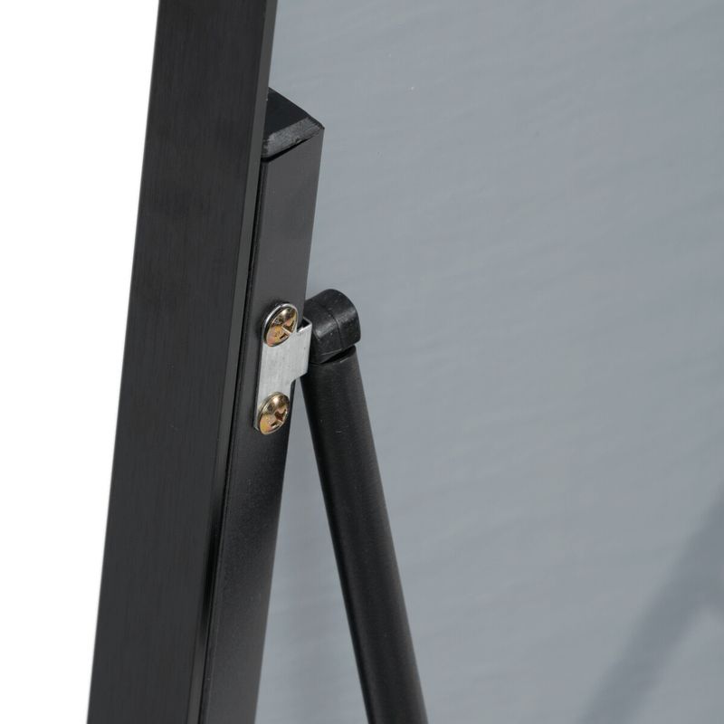 Zrkadlo stojacie, 39x160cm, čierne, AZR-V5015 BK