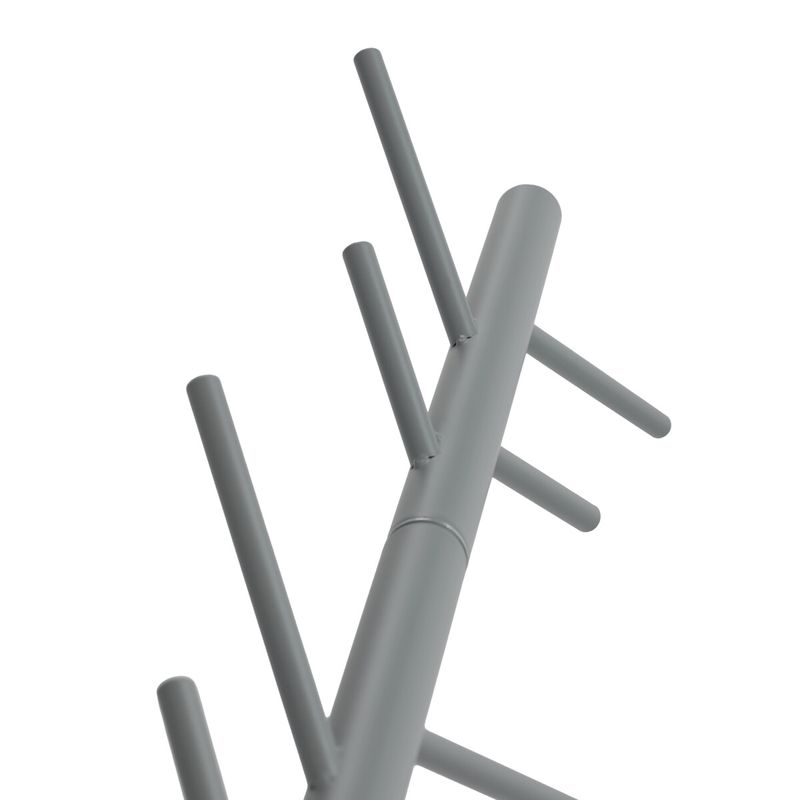 Stojanový vešiak, 179cm, kov sivý, 80001-44 GREY