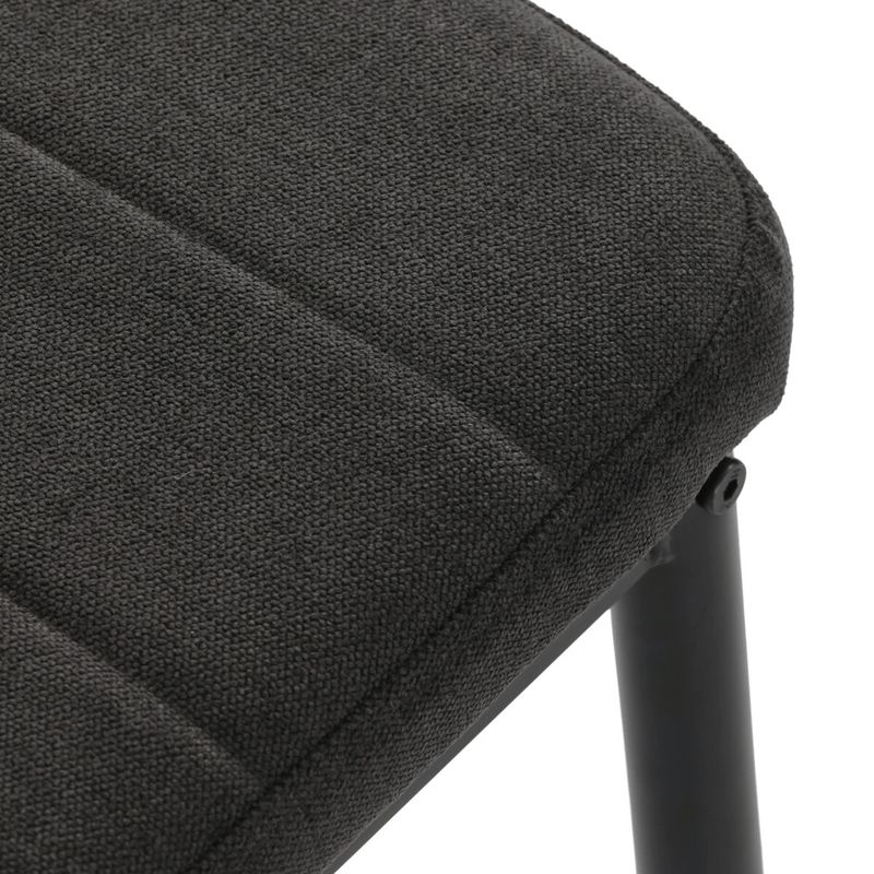 Jedálenská stolička, sivá látka, DCL-V5031 GREY2