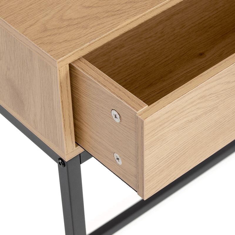 Konzolový stolík 80cm, MDF, divoký dub, CT-G1077 OAK