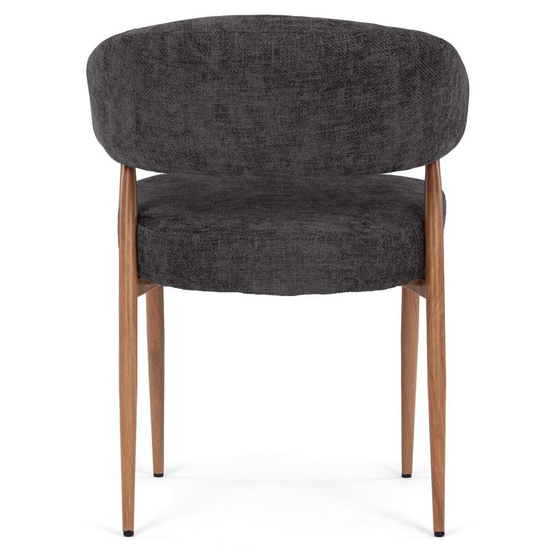 Jedálenská stolička, sivá látka, taštičkové pružiny, CT-L5031 GREY2
