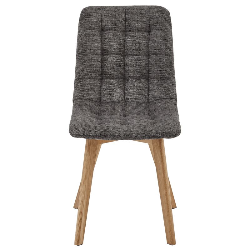 Jedálenský set so 4 stoličkami Deneb, 140x80cm, sivá, masív dub, ASE-1040 GREY2