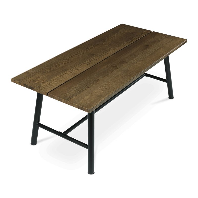 Jedálenský set so 4 stoličkami Antares, 180x90cm, zelený, dýha orech, ASE-1045 GRN2