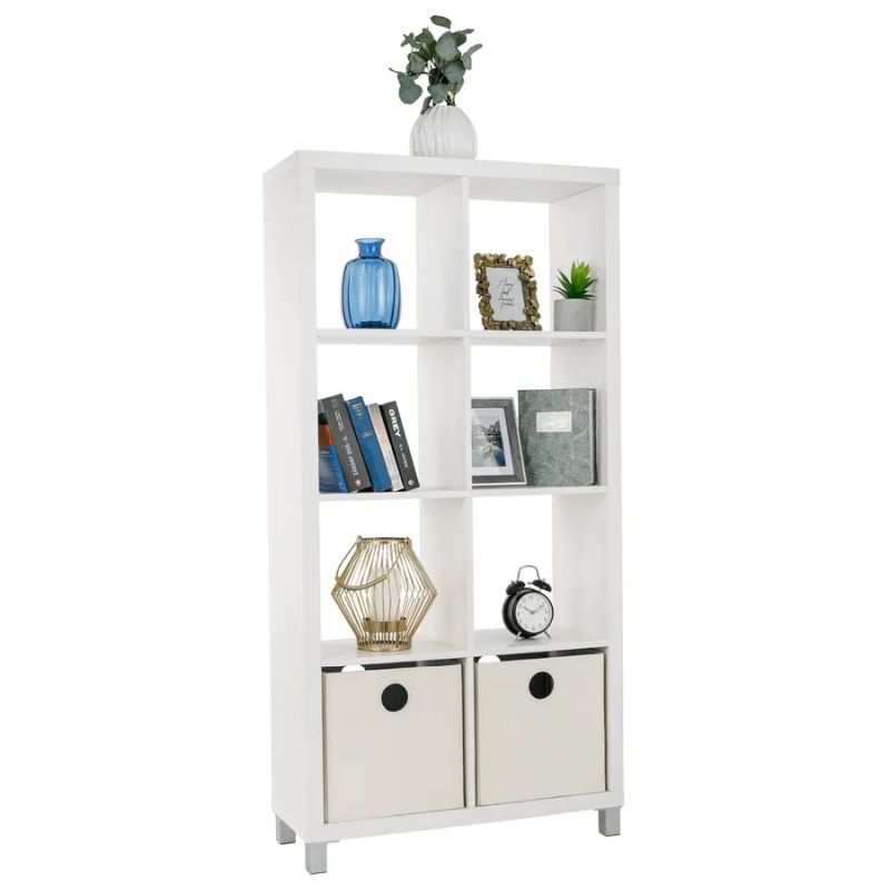 Regál, 76cm, biely, TOFI 3 NEW