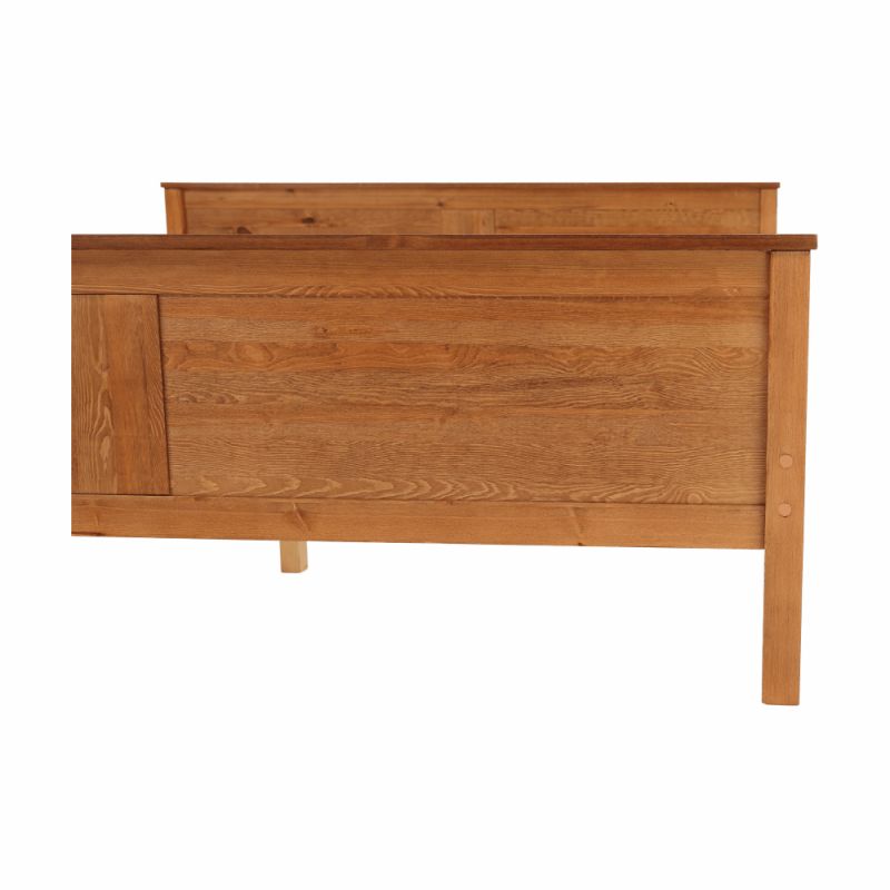 Manželská posteľ, 180x200, s roštom, masív, dub, PROVO NEW