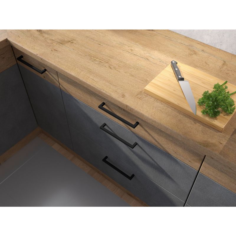 Vysoká skrinka, 40cm, sivá, dub lancelot, VEGA 40 DK-210 2F