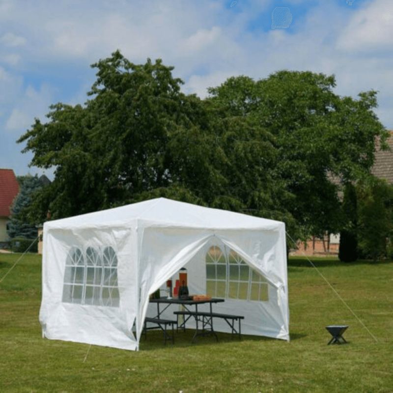 Záhradný párty stan, biely, 3x3 m, TEKNO TYP 1