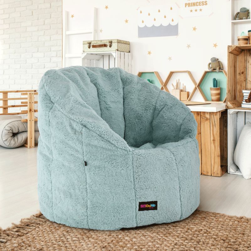 Sedací vak, 75cm, mentolová látka, ALMERO