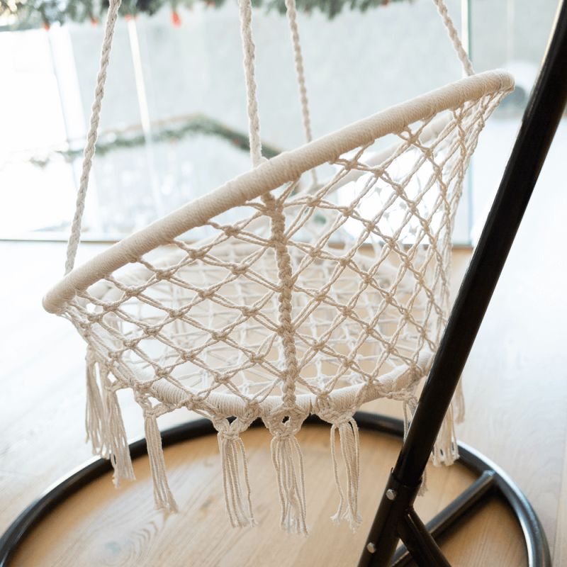 Závesné kreslo, biele, AMADO 2 NEW