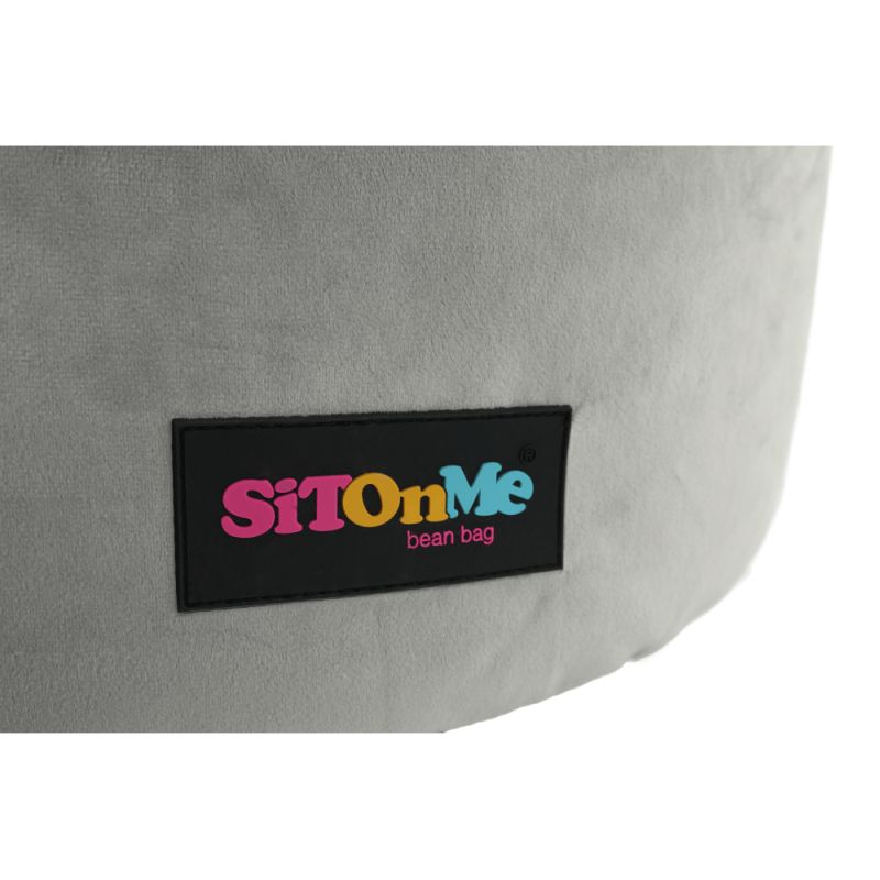 Sedací vak, 55cm, sivá látka, BABY TYP 2