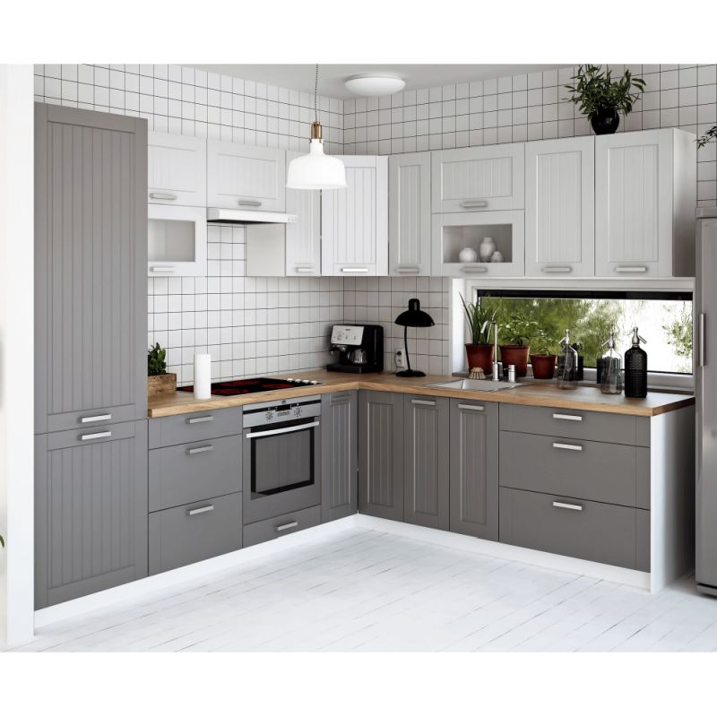 Dvierka na umývačku 45x72cm, svetlosivá, JULIA TYP 55