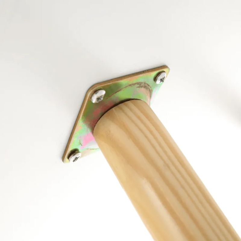 Príručný stolík, 60x60cm, biely, prírodný, SANSE TYP 1