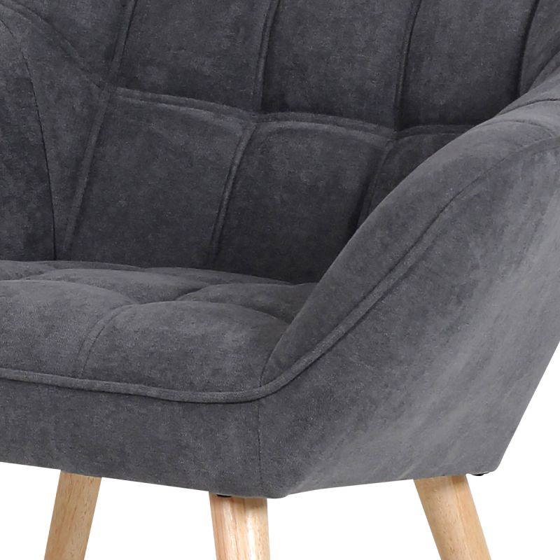 Relaxačné kreslo, sivá látka, AK-321 GREY2