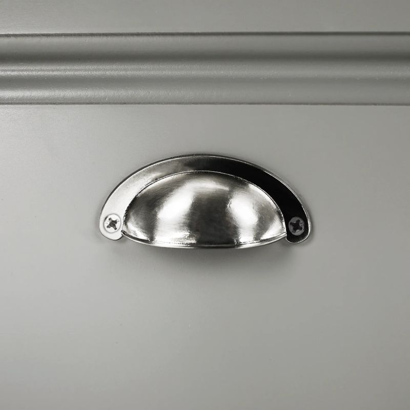 Botník, 104cm, 2-radový, biely, sivý, SEBER TYP 4