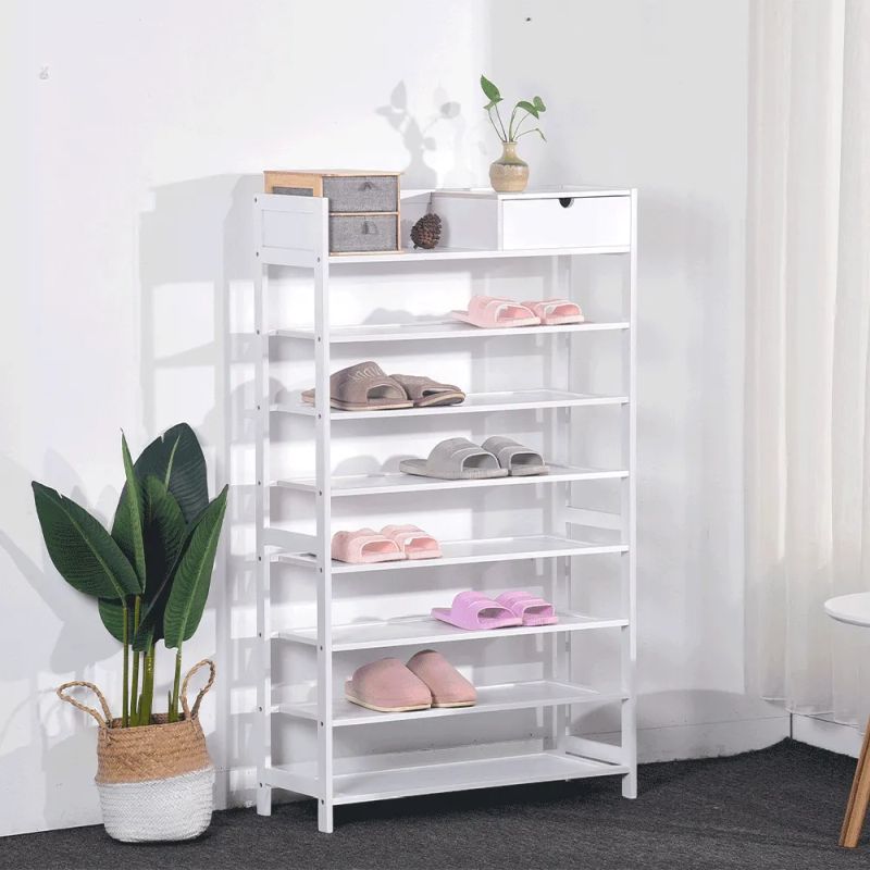 Botník, 70cm, 7-radový, biely, KATLEY